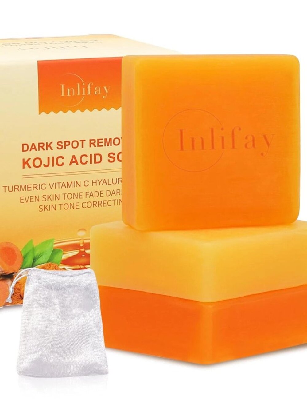 Kojic Acid Soap Dark Spot Remover for Hyperpigmentation Body Face